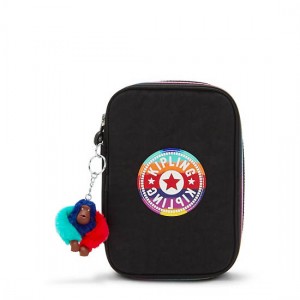 Black Kipling 100 Pens Case Bags | LEBINZ-316