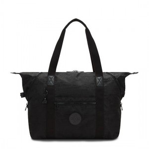 Black Kipling Art Medium Tote Bags | EIZVGO-506