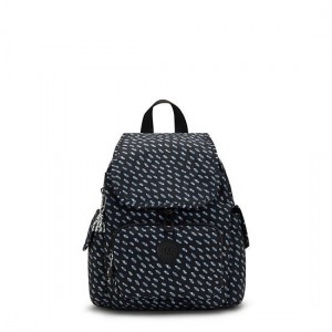 Black Kipling City Pack Mini Classic Printed Backpacks | ZINEYF-197