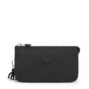 Black Kipling Creativity Large Fashion Pouch Bags | RYNELK-260