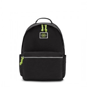 Black Kipling Damien Large Backpack Laptop Bags | EFMOKG-068