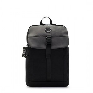 Black Kipling Genadi 16" Backpack Laptop Bags | PEUZKD-436