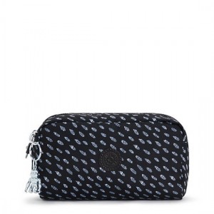 Black Kipling Gleam Printed Pouch Bags | UMZJVA-574