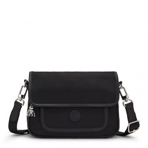 Black Kipling Inaki Crossbody Bags | WJHYBA-714