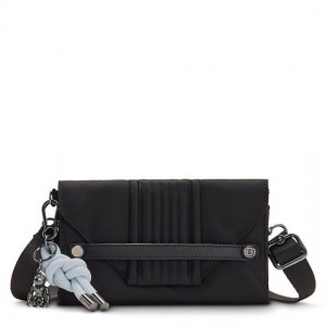 Black Kipling Lelio Crossbody Bags | JSCPOX-760