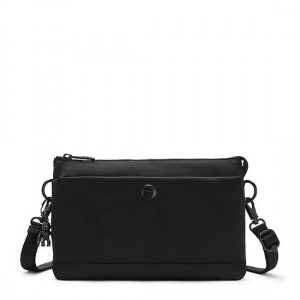 Black Kipling Riri Crossbody Bags | PZLGWF-971