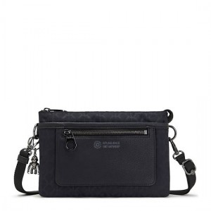 Black Kipling Riri Crossbody Bags | QFBODM-297