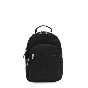 Black Kipling Seoul Small Tablet Backpacks | PRLWGA-542