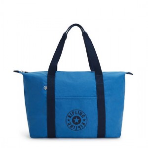 Blue Kipling Art Medium Lite Tote Bags | KSQUWA-398