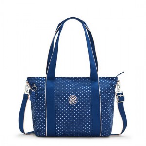 Blue Kipling Asseni Small Printed Tote Bags | ZXMPUH-647