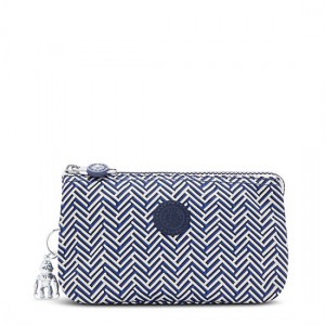 Blue Kipling Creativity Large Printed Pouch Bags | HXUILZ-462