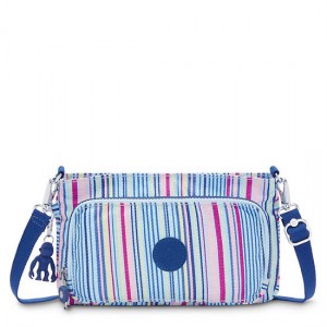 Blue Kipling Myrte Printed Convertible Crossbody Bags | YAVJMS-271