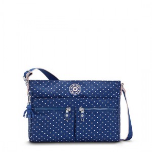 Blue Kipling New Angie Printed Crossbody Bags | DGPNEB-651