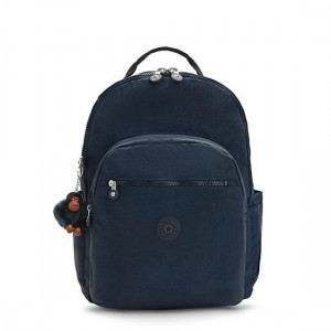 Blue Kipling Seoul Extra Large Classic 17" Laptop Backpacks | VOWQIU-397