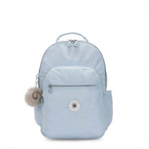 Blue Kipling Seoul Large 15" Backpack Laptop Bags | EHFSGO-870