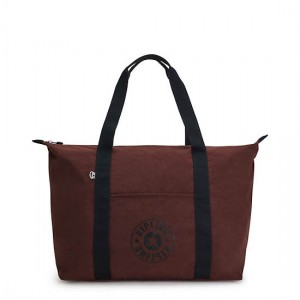 Burgundy Kipling Art Medium Lite Tote Bags | KBDIGF-978