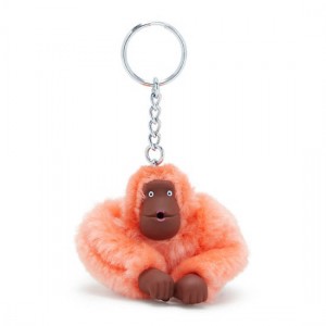 Coral Kipling Sven Small Monkey Keychain Accessories | TGCMFW-916