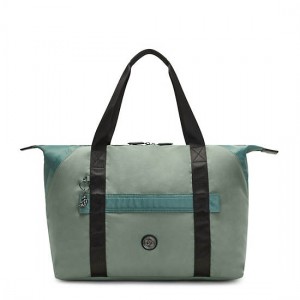 Green Kipling Art Medium Classic Tote Bags | XCWKAI-284