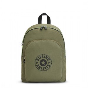 Green Kipling Curtis Medium Backpacks | ECLXNG-230