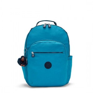 Green Kipling Seoul Large 15" Laptop Backpacks | VMLYNO-087