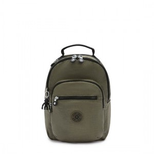 Green Kipling Seoul Small Classic Tablet Backpacks | LABJSP-874