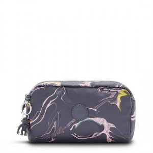 Grey Kipling Gleam Printed Pouch Bags | HIOZAL-167