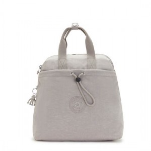 Grey Kipling Goyo Medium Backpack Tote Handbag | TBOJUL-059