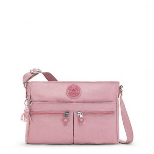 Lavender Pink Kipling New Angie Crossbody Bags | BWEUIM-360