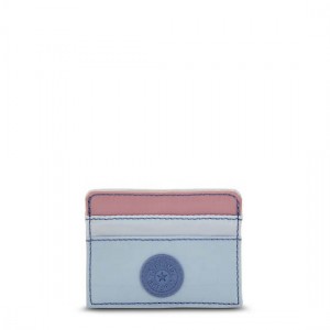 Light Blue Pink Kipling Cardy Card Holder Bags | AIEXBC-240