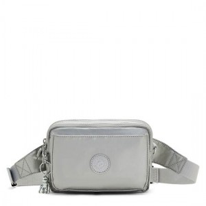 Light Metal Kipling Abanu Multi Metallic Convertible Crossbody Bag Bags | GIBHMQ-164