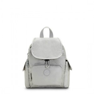 Light Metal Kipling City Pack Mini Classic Metallic Backpacks | UINSPJ-628