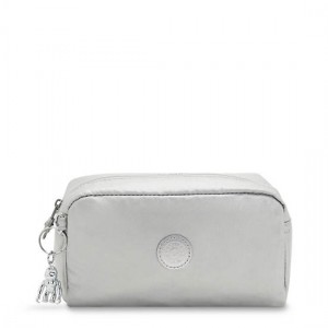 Light Metal Kipling Gleam Metallic Pouch Bags | SUBGCH-048