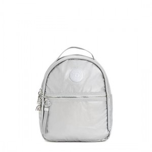 Light Metal Kipling Kae Metallic Backpacks | MCFIVQ-205