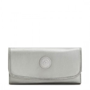 Light Metal Kipling Money Land Metallic Snap Wallet Wallets | MXNJOP-867