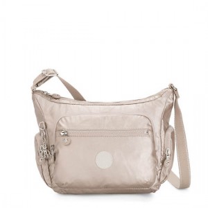 Metal Kipling Gabbie Small Metallic Crossbody Bags | FDTXCZ-230