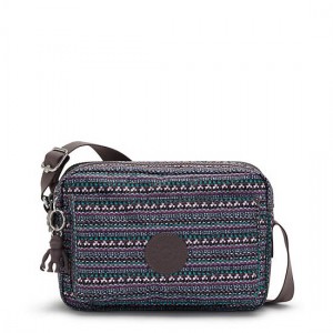 Multicolor Kipling Abanu Medium Printed Crossbody Bags | OSFDPK-594