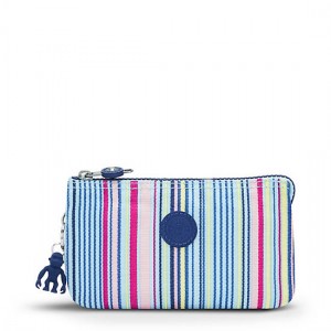 Multicolor Kipling Creativity Large Printed Pouches | AWSCJP-673