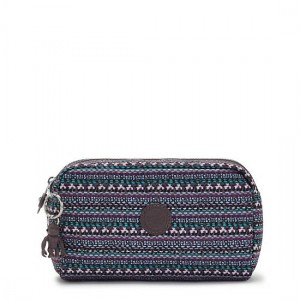 Multicolor Kipling Gleam Printed Pouch Bags | YIBAGM-937