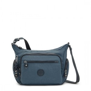 Navy Grey Kipling Gabbie Small Crossbody Bags | ISJKHG-673