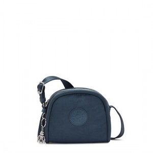 Navy Grey Metal Kipling Jesper Crossbody Bags | LPVODF-527