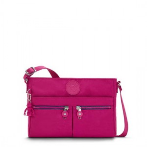 Pink Fuchsia Kipling New Angie Fashion Crossbody Bags | LEJRQI-074