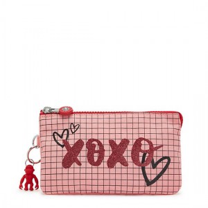 Pink Kipling Creativity Large Fashion Pouch Bags | WJXNTC-531