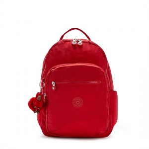 Pink Kipling Seoul Large 15" Backpack Laptop Bags | YAXCQI-253