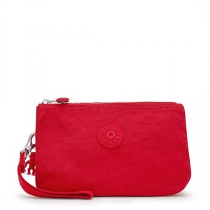 Red Dark Red Kipling Creativity Extra Large Fashion Wristlet Bags | BYOSMI-271