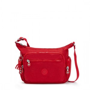 Red Dark Red Kipling Gabbie Small Crossbody Bags | BFPRYM-398