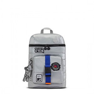 Silver Kipling Bosko MTV Backpacks | EQAIVM-217