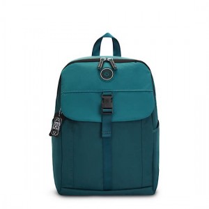 Turquoise Kipling Genadi 16" Backpack Laptop Bags | OHRCVI-476