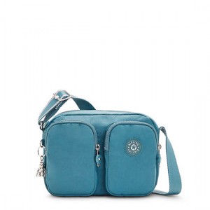 Turquoise Kipling Patti Crossbody Bags | DSEUVM-412