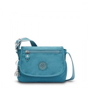 Turquoise Kipling Sabian Crossbody Mini Bag | PNXEBG-421