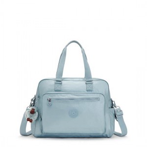 Turquoise Metal Kipling Alanna Metallic Diaper Bags | GKDFSL-594